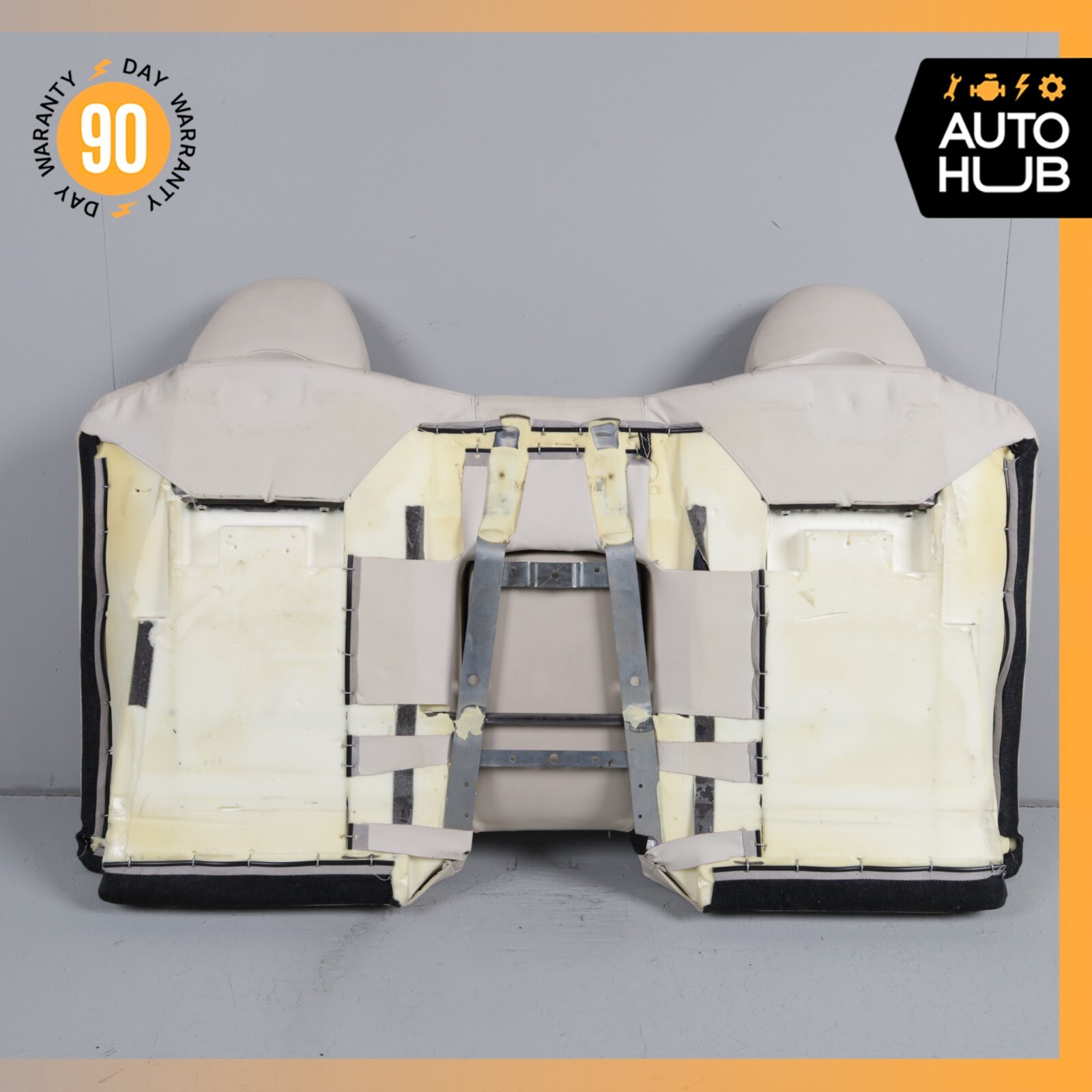 13-18 Maserati GranTurismo M145 S Rear Upper Top Seat Cushion Beige OEM 33k