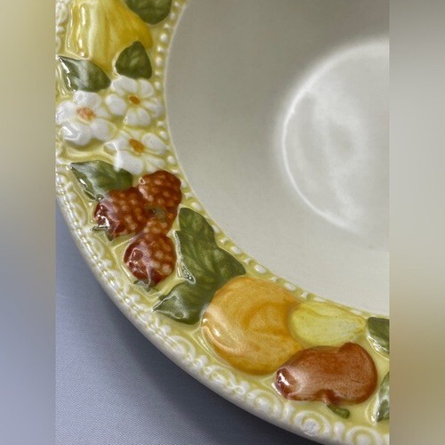 Cereal Bowl Poppytrail by Metlox Pottery Della Robbia fruit pattern 1074 CA USA - Picture 2 of 5