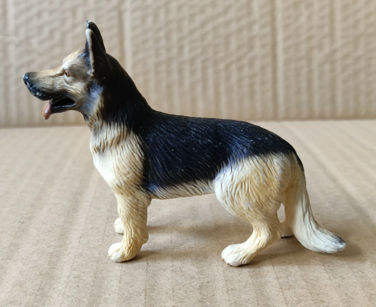 白木/黒塗り ロイヤルコペンハーゲン・シェパード・高さ16cm×20cm