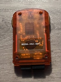 Jumbo Memory Pak x2 Orange Nyko for Sega Dreamcast Console Video Game System