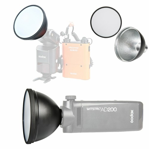 US Godox AD200Pro 2.4G TTL HSS Pocket Flash Speedlite + H200R Kit de cabezal de flash redondo - Imagen 7 de 12