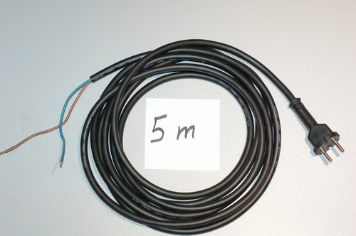 Geräteanschlußkabel/5m lang Made in Germany