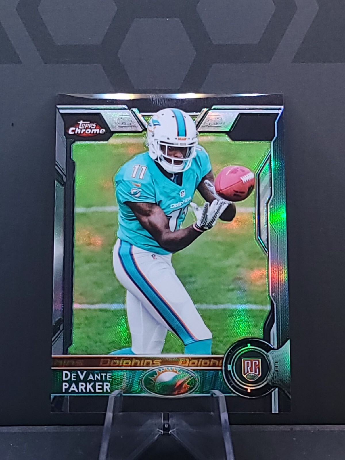 2015 Topps Chrome - Rookies Black Refractor #103 Devante Parker /299 (RC)