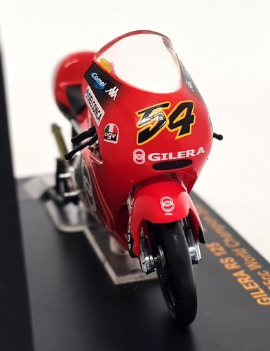 Ixo 1/24 Gilera RS 125 M. Poggiali WC 125CC 2001 7.5cms Model Motorbike - Picture 5 of 5