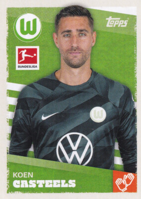 KOEN CASTEELS   23-24 TOPPS BUNDESLIGA STICKER   BASE CARD   # 369