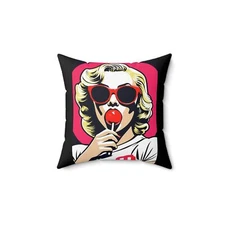 Spun Polyester Square Pillow