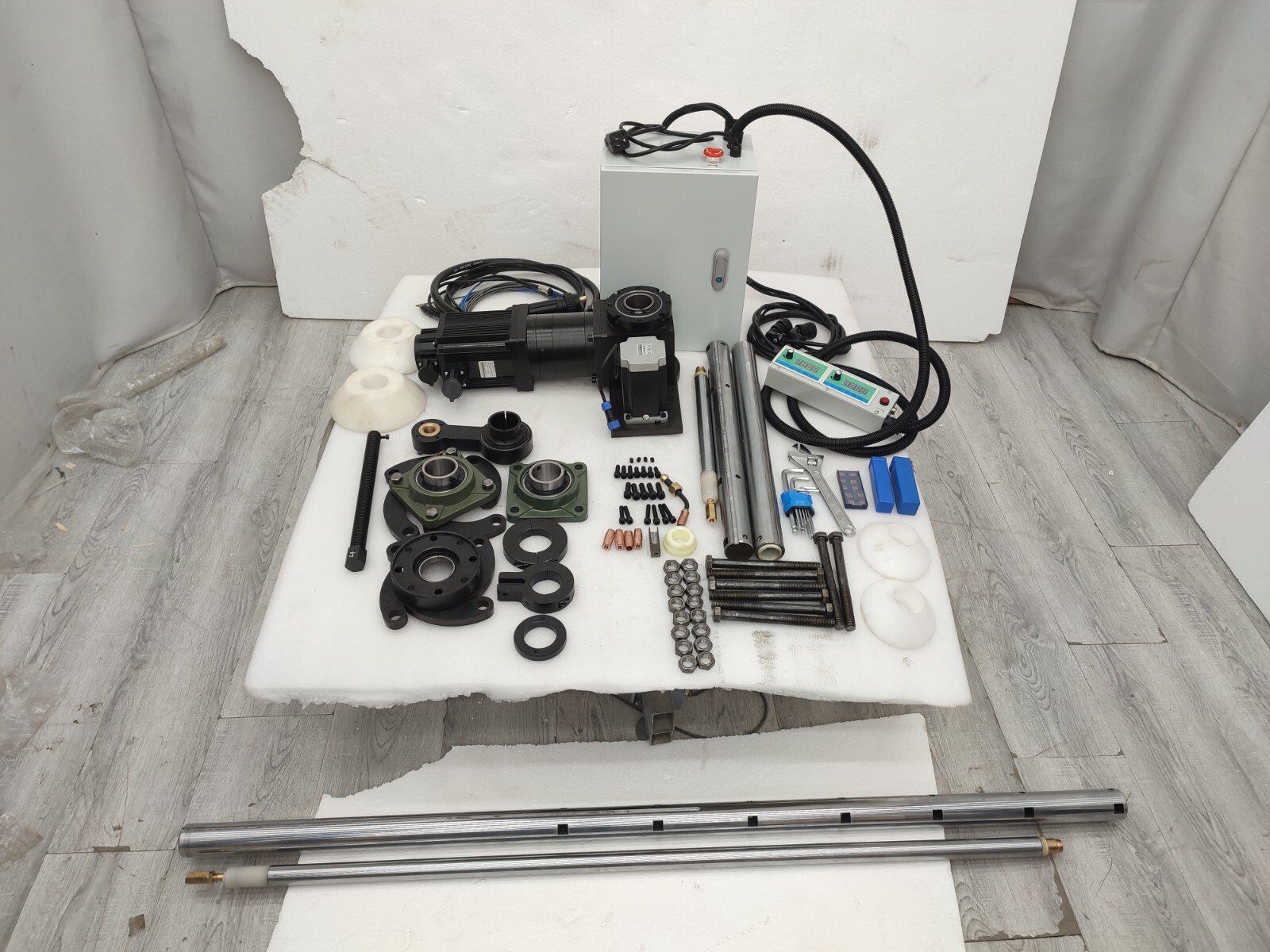 110V Mobile Line Boring & Welding Machine for 60-230mm Holes, 50mm Boring Bar