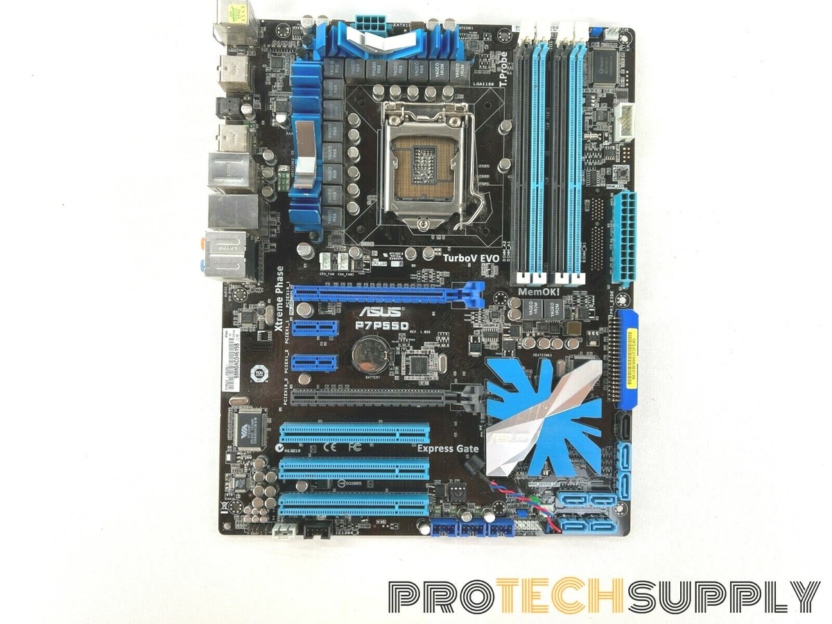 ASUS P7P55D ATX Motherboard Intel P55 LGA 1156 DDR3 with