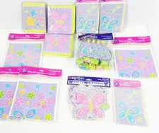 Designware Flowers and Butterflies Party Gift Bags Napkins Cards and Invitations