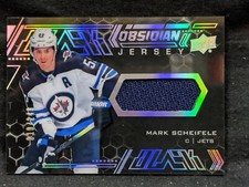2020-21 UD SPx Hockey Black Obsidian Jersey Mark Scheifele 010/249