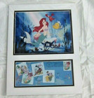 USA STAMPS DISNEY'S LITTLE MERMAID FIRST DAY OF ISSUE STAMPED &MATTED  PRINT — photo 1