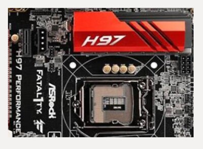 For ASRock H97 PERFORMANCE Desktop Motherboard H97 For Core i7 i5