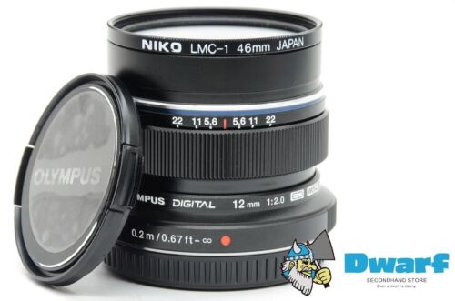 Olympus M.ZUIKO DIGITAL 12mm F2 Micro Four Thirds Lens - Picture 1 of 10