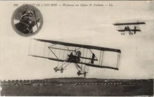 PC Pilote, aviateur WEYMANN Biplan H. FARMAN AVIATION (a27261)