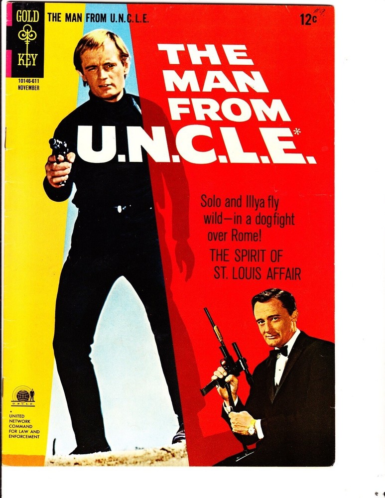 The Man from U.N.C.L.E. 9 (1966) - Free to Combine, Very Good Condition