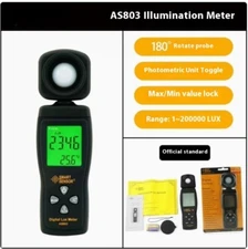 UV Meter Radiometer LCD Handheld Illuminometer for Led Garden Grow Lights Aquar