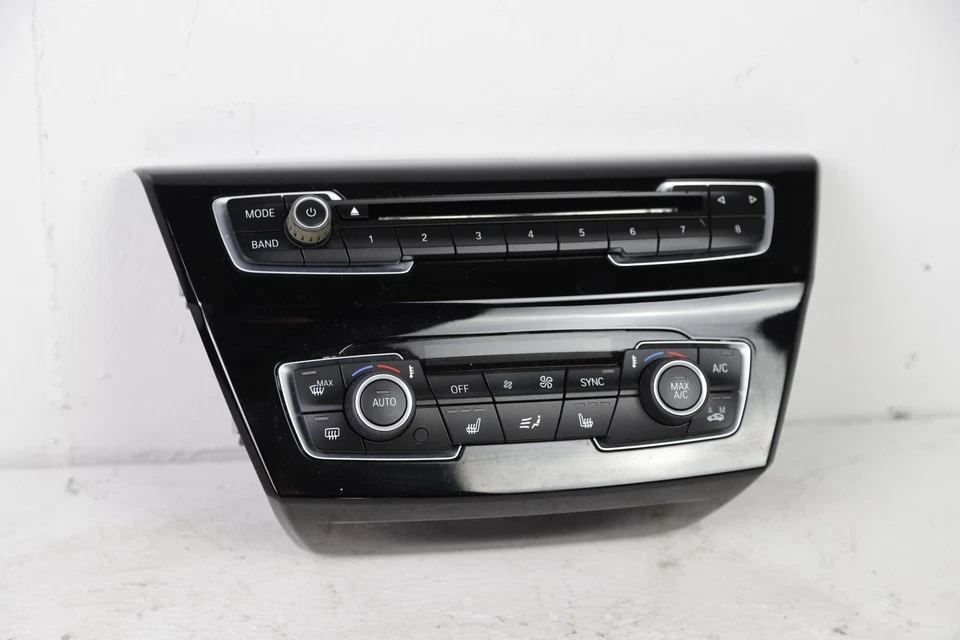 BMW X1 F48 2016-2021 TABLERO CLIMATIZACIÓN CLIMATIZACIÓN CLIMATIZACIÓN INTERRUPTOR Y REPRODUCTOR DE CD OEM Foto 2 de 4