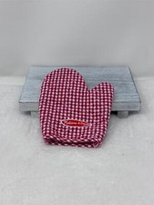 Pretend Red Checkered OVEN Mitt For Children Fabric Toy By Melissa  Doug