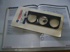 NOS GM Performance parts 12361408 NOS Triple 2 1/8" Guage Panel, Black Aluminum