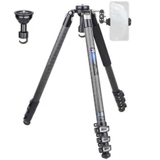 ARTCISE AF80C Professional Carbon Fiber Tripod - Lightweight, Portable, Stable
