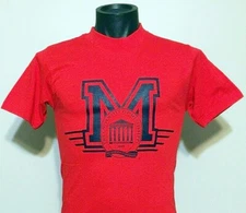 Nos Vintage University of Mississippi Ole Miss Scientia Et Sapientia T-Shirt S