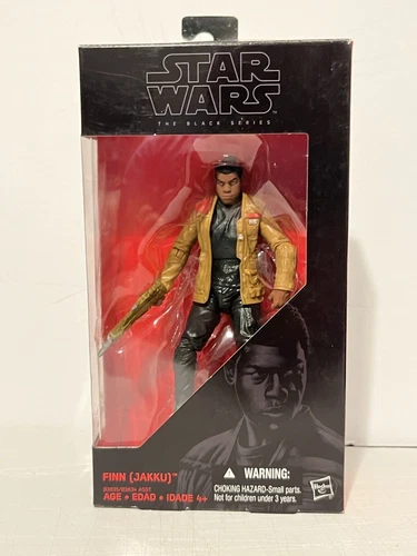 Star Wars Black Series Finn (Jakku) Figure #01 The Force Awakens 2015 Hasbro