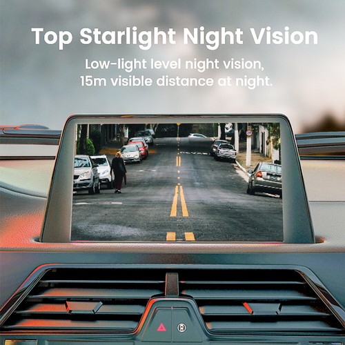 Car Rear View Reverse Camera Parking Backup Cam 170° AHD 1080P ...