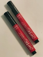 2 NYX Super Cliquey Matte Lipstick SCLS08 In The Red