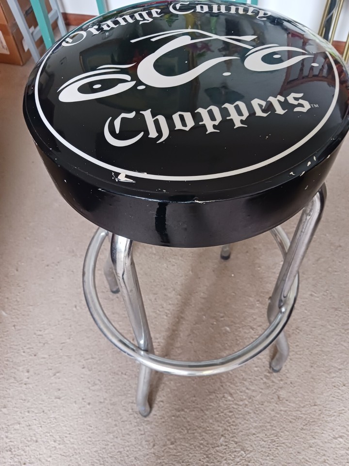2004 Orange County Choppers American Chopper Bar Stool 29 Inches Tall