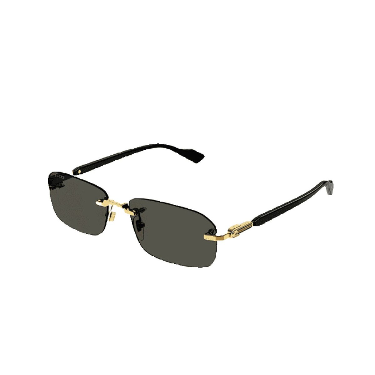 【GUCCI】GG1221S リムレス スクエア サングラス 002 Gucci GG1221S 002 Gold Sunglasses for Man – LookerOnline