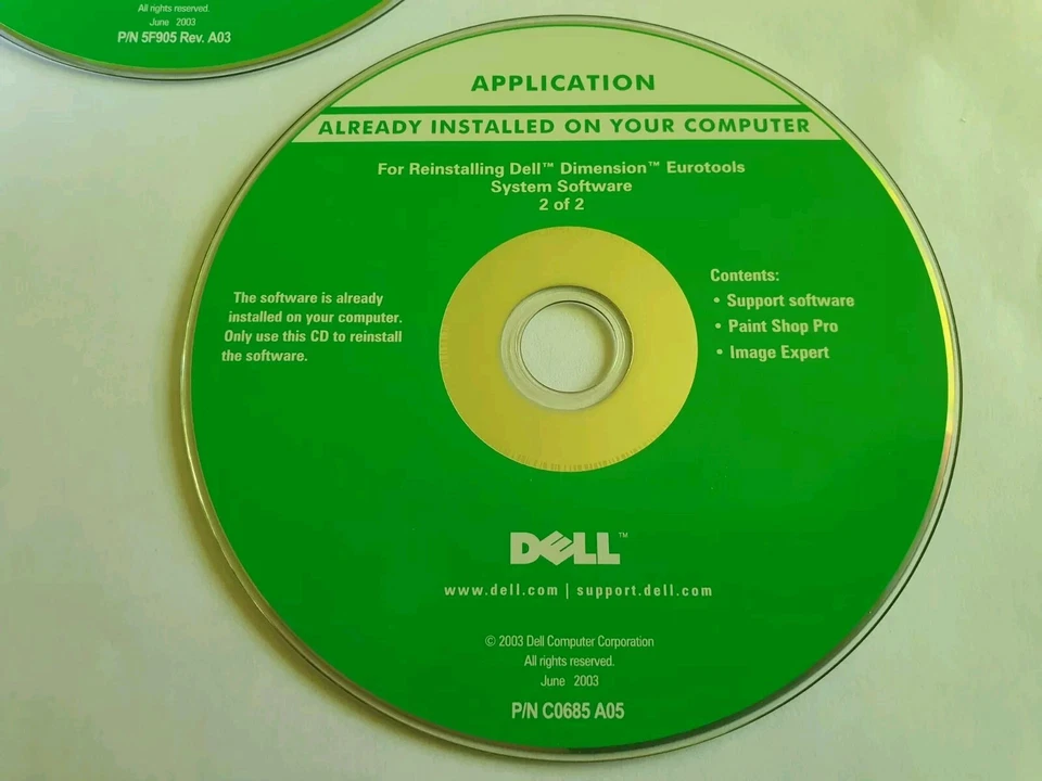 Dell Dimension Eurotools System Software Dell OEM - Bild 3 von 4