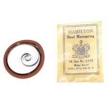 HAMILTON 16 SIZE POCKET WATCH MAINSPRING Part 534B - BV407