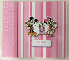 Disney My First Memory Scrapbook 9.5 x 8.5 Book 30 Pages Mickey Minnie Duffy