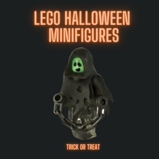 LEGO  Trick or treat Spooky, Haunted, Halloween Minifigure Ghost, Goblin, New