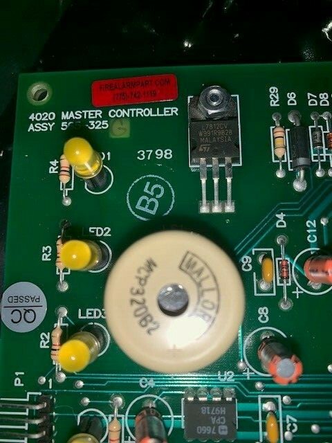 SIMPLEX 565-325 REV. G  MASTER CONTROLLER FIRE ALARM PART 8565-325 4020 CPU
