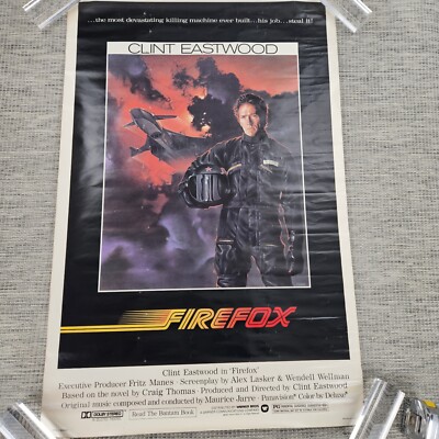 Firefox 1982 Original 1 Sheet Movie Poster Clint Eastwood 27'' x 41''
