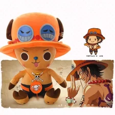 Anime One Piece Tony Tony Chopper Plush Ace Stuffed Toy Doll Reindeer Gift 25cm