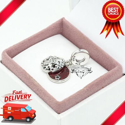Pandora Weihnachtsmann Liebe Frieden Freude Anhänger, Weihnachtsurlaub, Familienliebe 798468C01