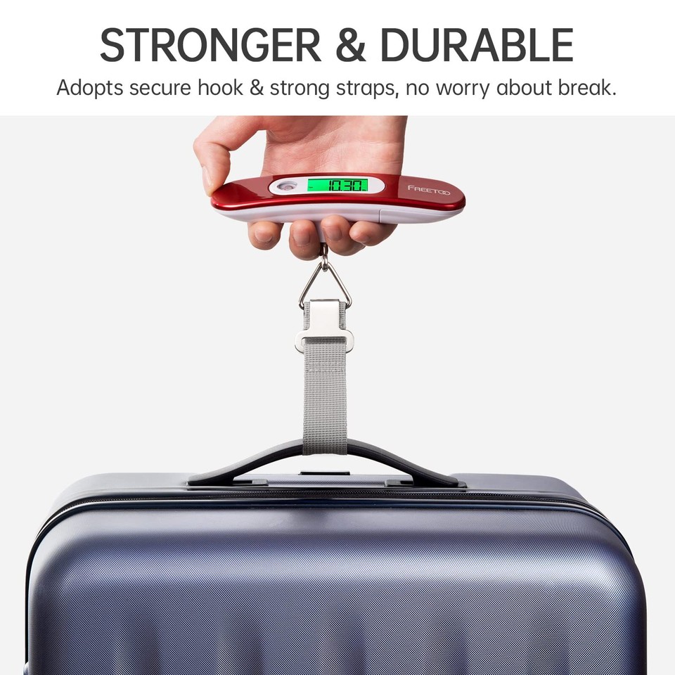 Luggage Scale Portable Digital Hanging Scale for Travel, Suitcase