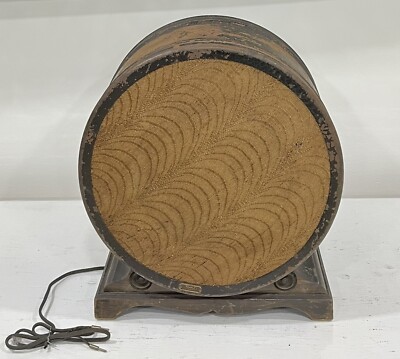 Antique Vintage Speaker Temple Inc Chicago, Tested Working But Sounds Not Clear