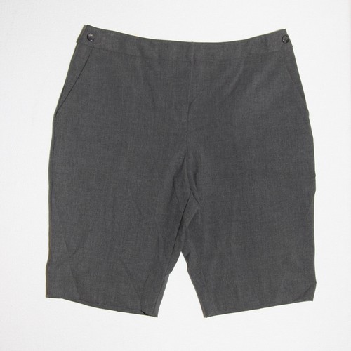 Briggs New York Petites Women's Size 14P Grey Dress Shorts - Picture 2 of 14