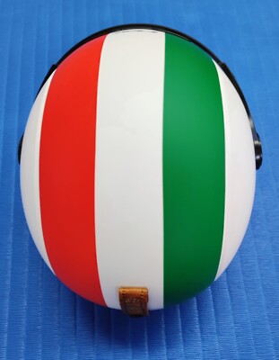 CGM Skihelm EBI - Weiß Grün Rot Matt Größe M (57-58cm)