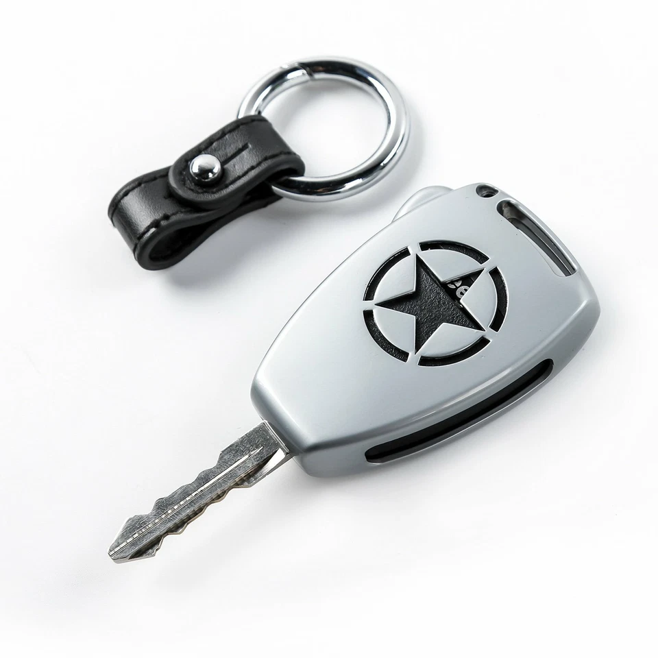 Car Key Fob Shell Case for Jeep Wrangler JK 08-17/ Compass 08-15/ Patriot 11-16 Foto 4 de 4