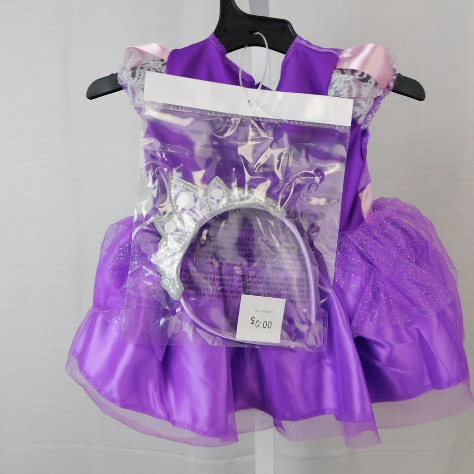 Disney Bebé Enredado Rapunzel Bailarina Clásico Halloween Disfraz 6-12 MO #3524 Foto 4 de 4