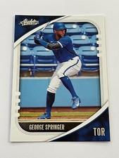 2021 Panini Absolute Baseball #99 - George Springer - Toronto Blue Jays