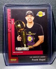 Frank Vogel 2020 Panini NBA LA Lakers Champions #20 Basketball Card