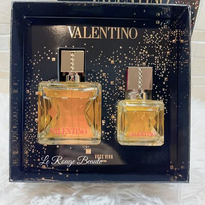 Valentino Voce Viva Intensa Eau De Parfum Intense Gift Set 3.4oz +