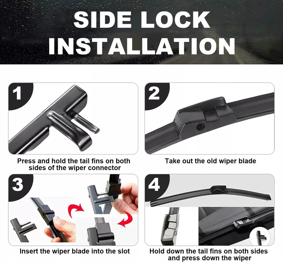 Juego de escobillas limpiaparabrisas delanteras de 26" y 18" OEM para BMW 750Li xDrive 2010-2015 Foto 3 de 4