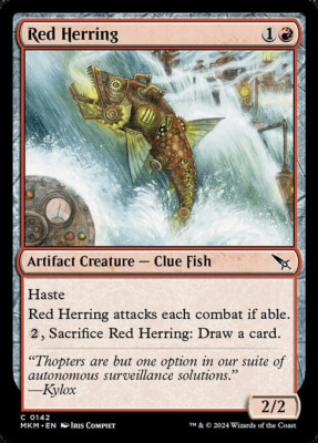 NM Red Herring, MTG, Murders at Karlov Manor, Magic the Gathering, 142