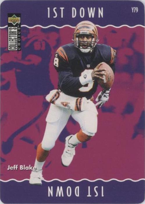 1996 Upper Deck Collector's Choice Update Jeff Blake #Y79 - 1 of 2